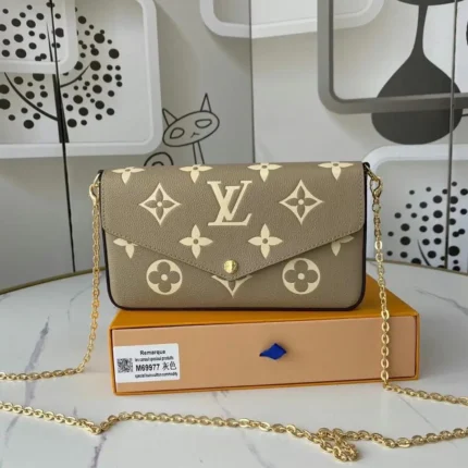 Louis Vuitton Félicie Pochette – Versatile Empreinte Leather Crossbody & Clutch Bag in Dubai UAE