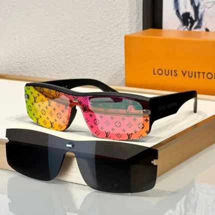 Louis Vuitton LV Speed Mask Sunglasses Z2057E – Futuristic Design with Interchangeable Lenses in Dubai UAE