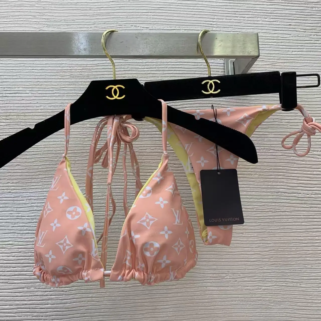 Louis Vuitton Monogram Bikini – Iconic Two-Piece Swimsuit with Signature LV Pattern in Dubai UAE Louis Vuitton Monogram Bikini – Iconic Two-Piece Swimsuit with Signature LV Pattern in Dubai UAE