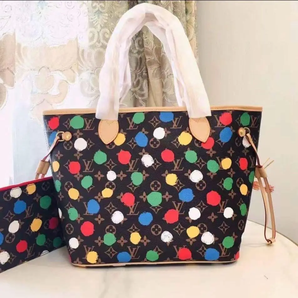 Louis Vuitton Neverfull MM x Yayoi Kusama – Limited Edition Monogram Tote with Signature Dots in Dubai UAE Louis Vuitton Neverfull MM x Yayoi Kusama – Limited Edition Monogram Tote with Signature Dots in Dubai UAE