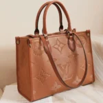 Louis Vuitton OnTheGo PM Tote Bag in Monogram Empreinte Leather – Compact Luxury in Dubai UAE