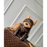 Louis Vuitton Pooch Bag – Dog-Shaped Monogram Canvas Handbag with Leather Trim & Adjustable Strap in Dubai UAE