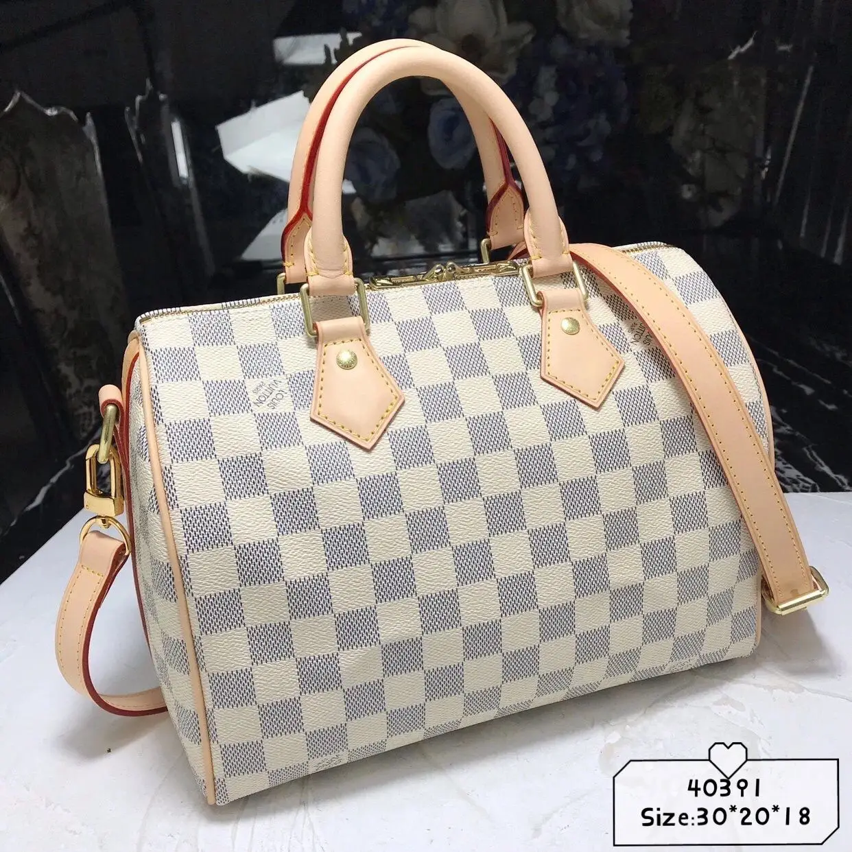 Louis Vuitton Speedy 30 Damier Azur Canvas – Iconic Versatile Handbag for Everyday Use in Dubai UAE Louis Vuitton Speedy 30 Damier Azur Canvas – Iconic Versatile Handbag for Everyday Use in Dubai UAE