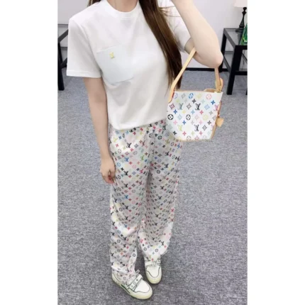 Louis Vuitton Vintage Flower Monogram Jogging Pants – Kaleidoscopic Floral LV Track Trousers in Dubai UAE