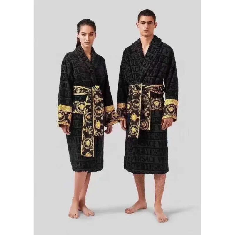 Versace Medusa Amplified Bathrobes – Luxury Cotton Toweling Robe with Iconic Medusa Design in Dubai UAE